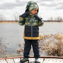 Outerwear>Deux par Deux Dinos 2pce Spring Set 2-6 Green