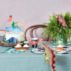 Hot Dinosaur Kingdom Cake Toppers (6) Party Supplies