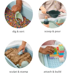 Discoverosity 3-in-1 Toddler Sensory Table Developmental Toys|Activity Centers & Walkers
