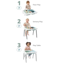 Discoverosity 3-in-1 Toddler Sensory Table Developmental Toys|Activity Centers & Walkers