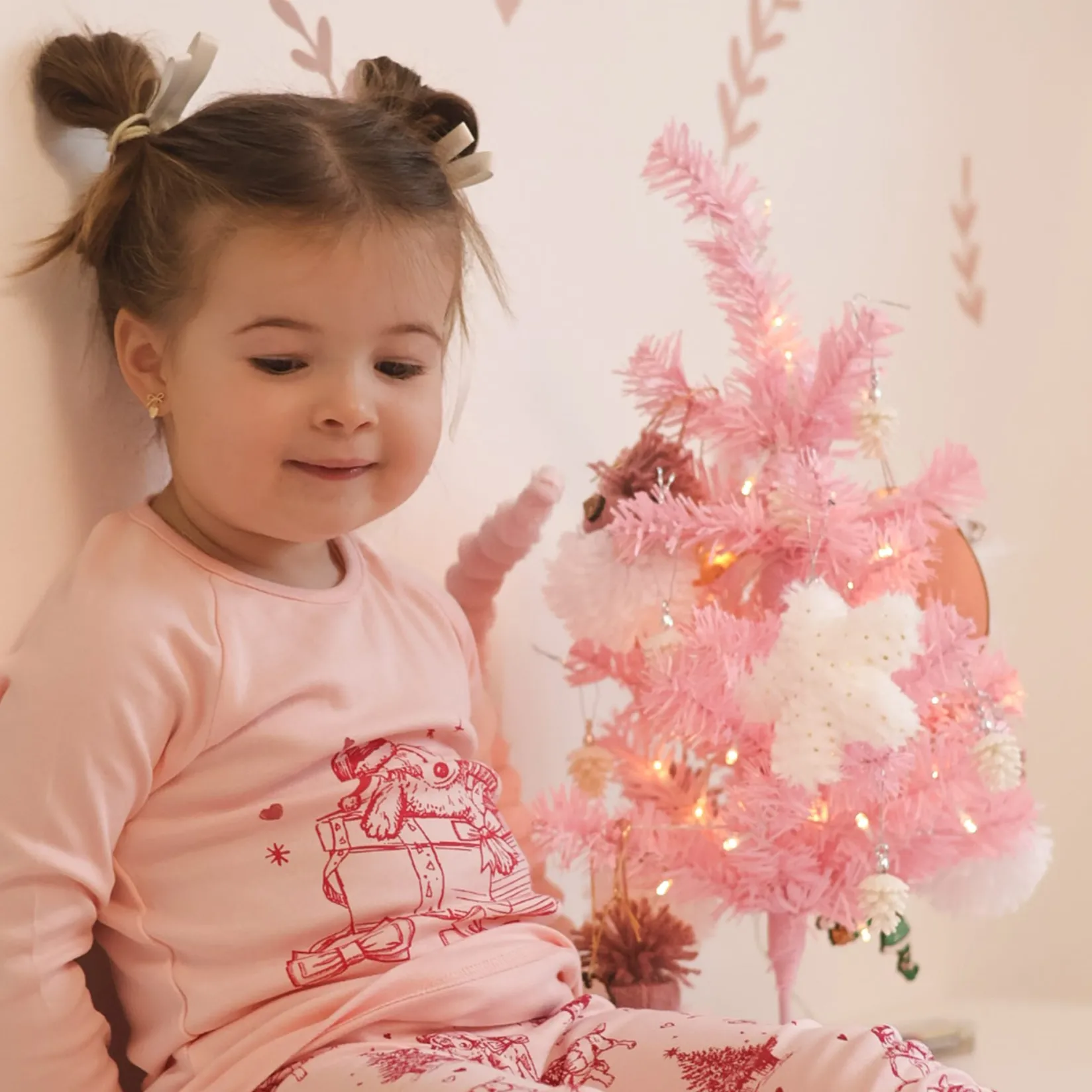 Pajamas & Bathrobes>Roche Ciseaux Dog Pajamas 2-14y Pink