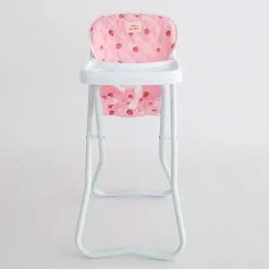 Doll High Chair - Strawberry Dolls