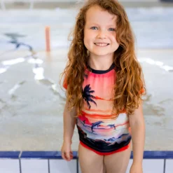 Discount Dolphins Uv 2pc Swimsuit 2-14 Kids Swimsuits