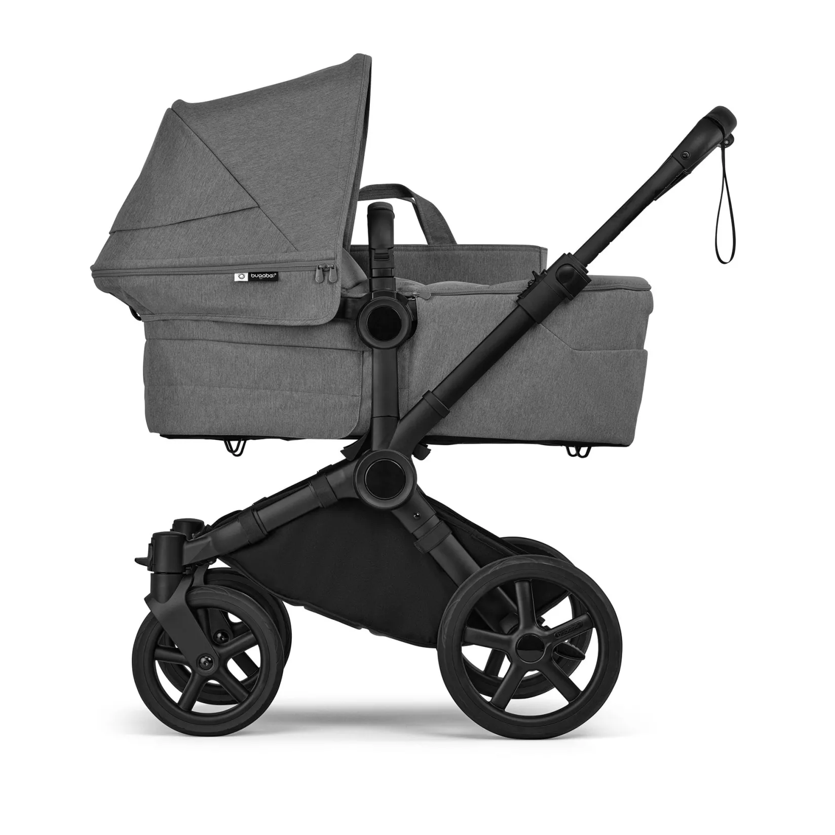 Strollers|Strollers & Trailers>Bugaboo Donkey 6 Mono Black - Moon Grey