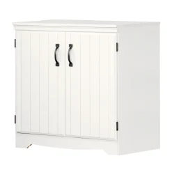 Storage Furniture>South Shore 2-Door Storage Cabinet - Farnel Pure White