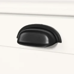 Clearance 2-Door Storage Cabinet - Farnel Pure White Storage Furniture