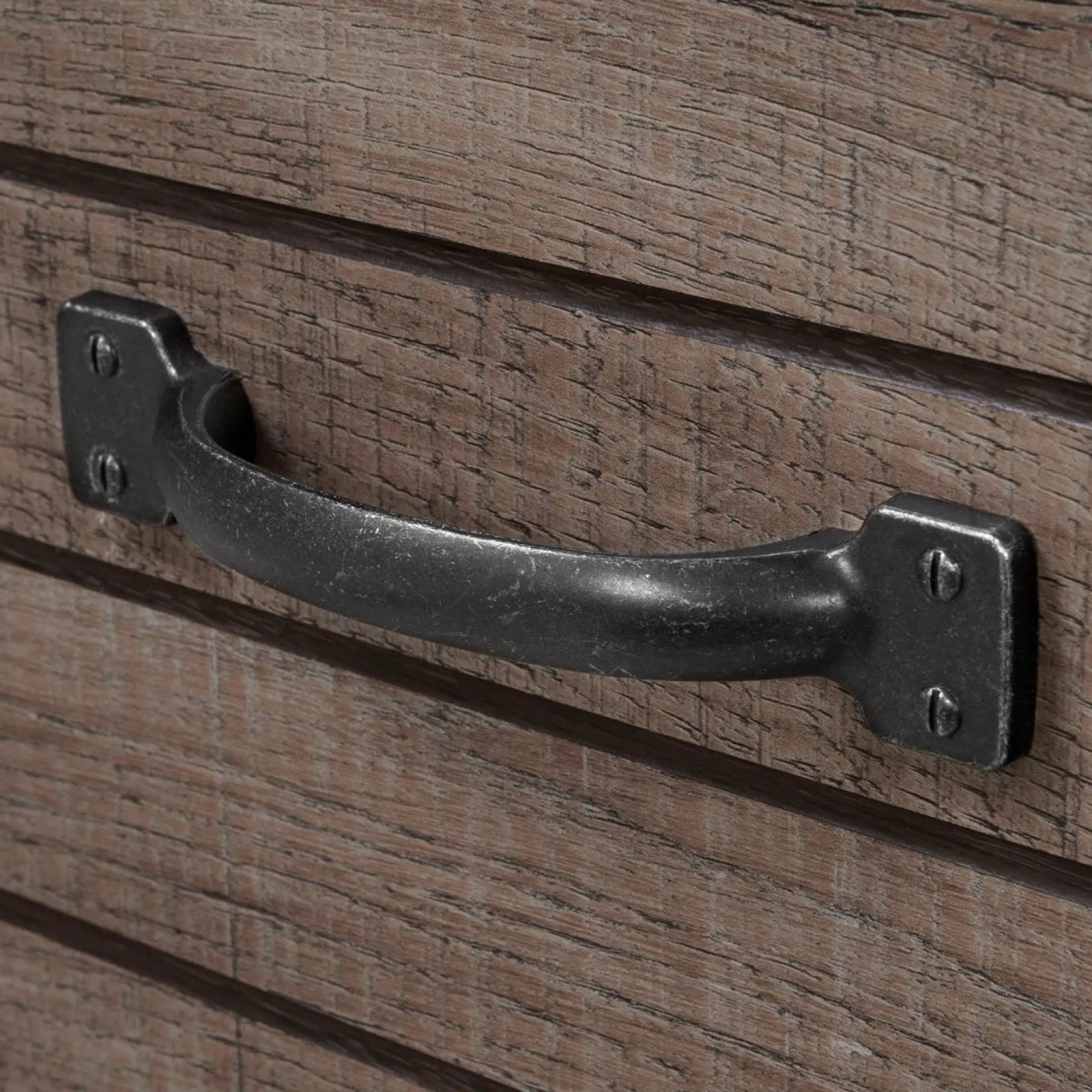 Double Bed and Headboard Set - Ulysses Fall Oak Twin, Full & Queen Beds