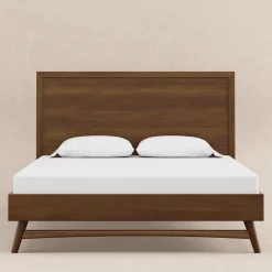 Double Bed Bondi - Walnut Natural Twin, Full & Queen Beds