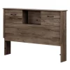 Twin, Full & Queen Beds>South Shore Double Bed Headboard Asten - Oak