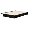 Twin, Full & Queen Beds>South Shore Double Platform Bed - Step One Black