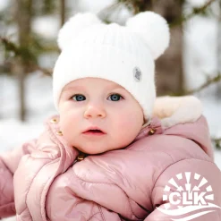 Hot Double Pompom Newborn Beanie BOY Beanies|Beanies