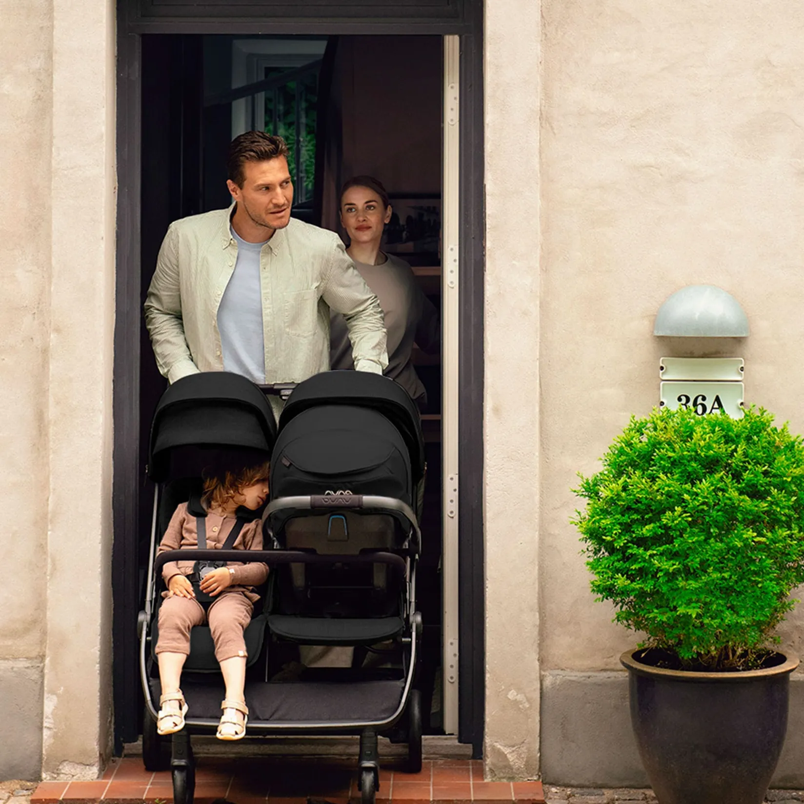 Outlet Double TRVL Stroller - Caviar Kids Strollers|Strollers & Trailers