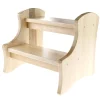 Discount Double-up Step Wood Stool - Natural Learning Towers & Step Stools