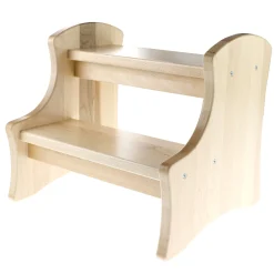 Discount Double-up Step Wood Stool - Natural Learning Towers & Step Stools