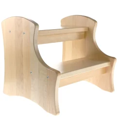 Discount Double-up Step Wood Stool - Natural Learning Towers & Step Stools