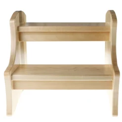 Discount Double-up Step Wood Stool - Natural Learning Towers & Step Stools