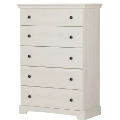 Storage Furniture>South Shore 5-Drawer Chest - Avilla Winter Oak