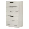 5-Drawer Chest - Step One Essential Winter Oak Storage Furniture