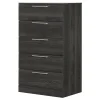 5-Drawer Chest - Step One Essential - Gray Oak Storage Furniture