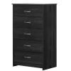 Storage Furniture>South Shore 5-Drawer Chest - Tassio Gray Oak