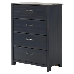 Clearance 4-Drawer Chest - Ulysses Blueberry Storage Furniture