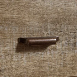 5-Drawer Chest - Versa Weathered Oak Storage Furniture