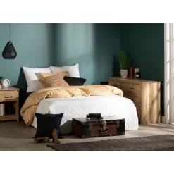 6-Drawer Double Dresser - Tassio Nordik Oak Storage Furniture