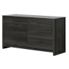 Storage Furniture>South Shore 6-Drawer Double Dresser - Tao Gray Oak