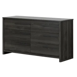 Storage Furniture>South Shore 6-Drawer Double Dresser - Tao Gray Oak