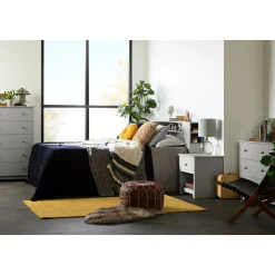 Sale 6-Drawer Double Dresser - Vito Soft Gray Storage Furniture
