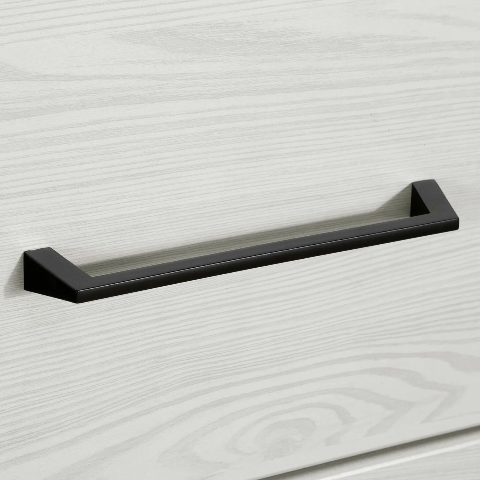 Nightstands>South Shore 1-Drawer Nightstand - Arlen White Pine and Black Matte