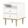 Hot 2-Drawer Nightstand - Dylane Pure White Nightstands