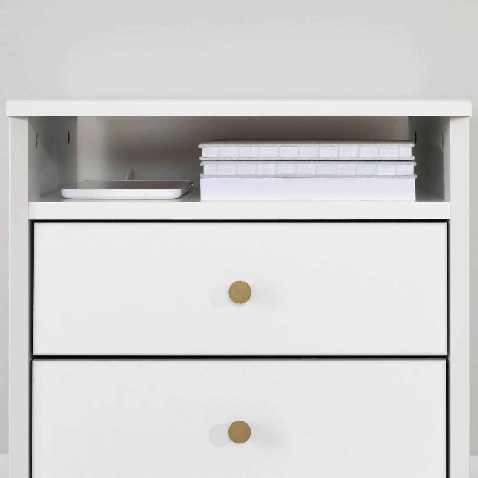 Hot 2-Drawer Nightstand - Dylane Pure White Nightstands