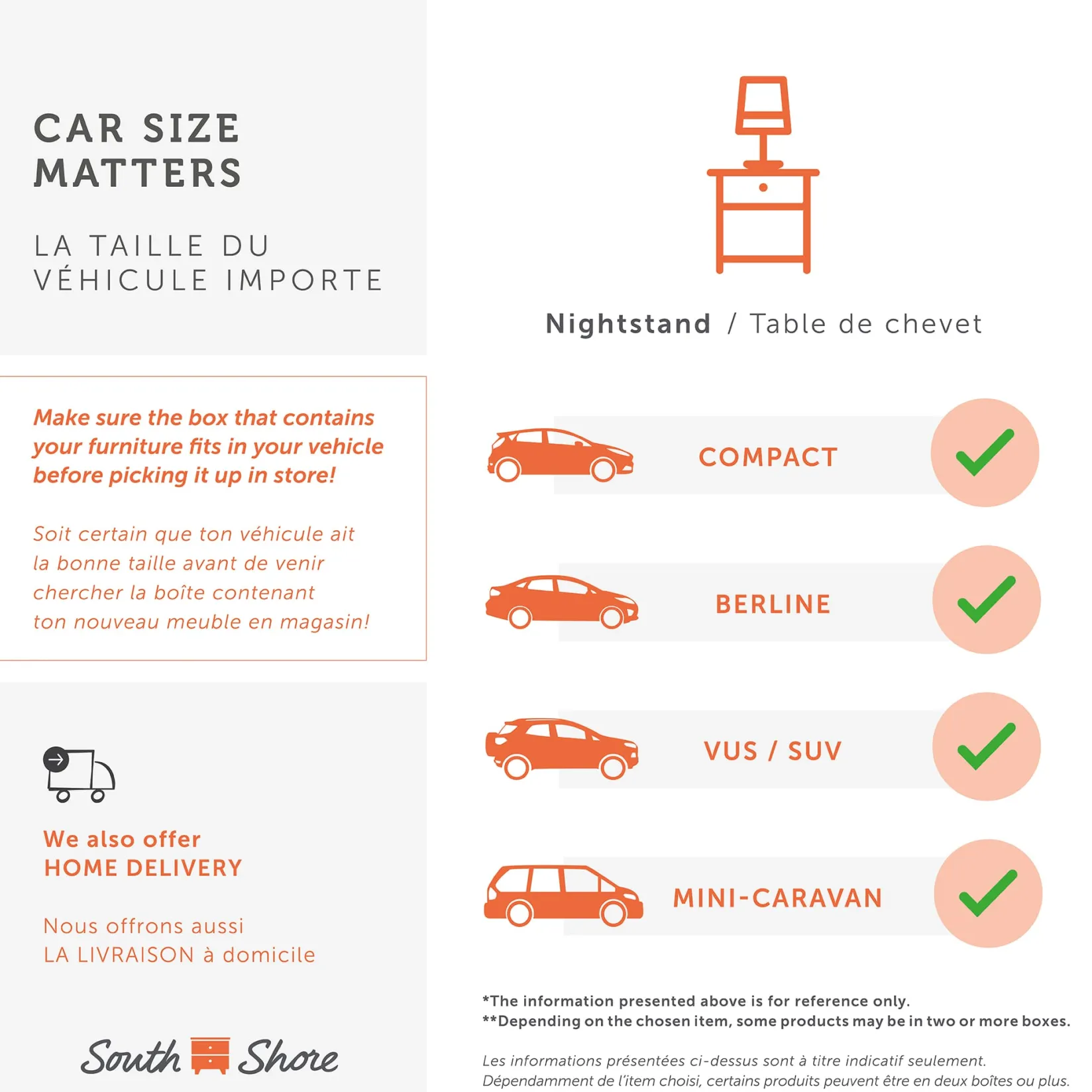 Nightstands>South Shore 2-Drawer Nightstand - Noah Bleached Oak