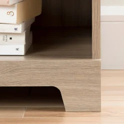 Online 1-Drawer Nightstand - Primo Rustic Oak Nightstands