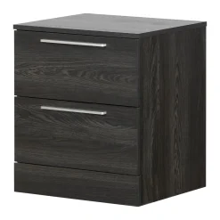 Hot 2-Drawer Nightstand - Step One Essential Gray Oak Nightstands