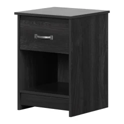 Clearance 1-Drawer Nightstand - Tassio Gray Oak Nightstands