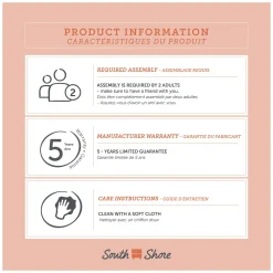 Clearance 1-Drawer Nightstand - Tassio Gray Oak Nightstands