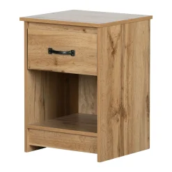 Discount 1-Drawer Nightstand - Tassio Nordik Oak Nightstands