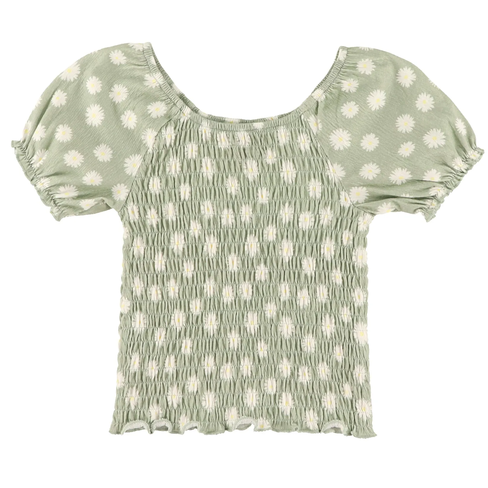 Tops>Look Dreamer Printed Top 7-14y Sage