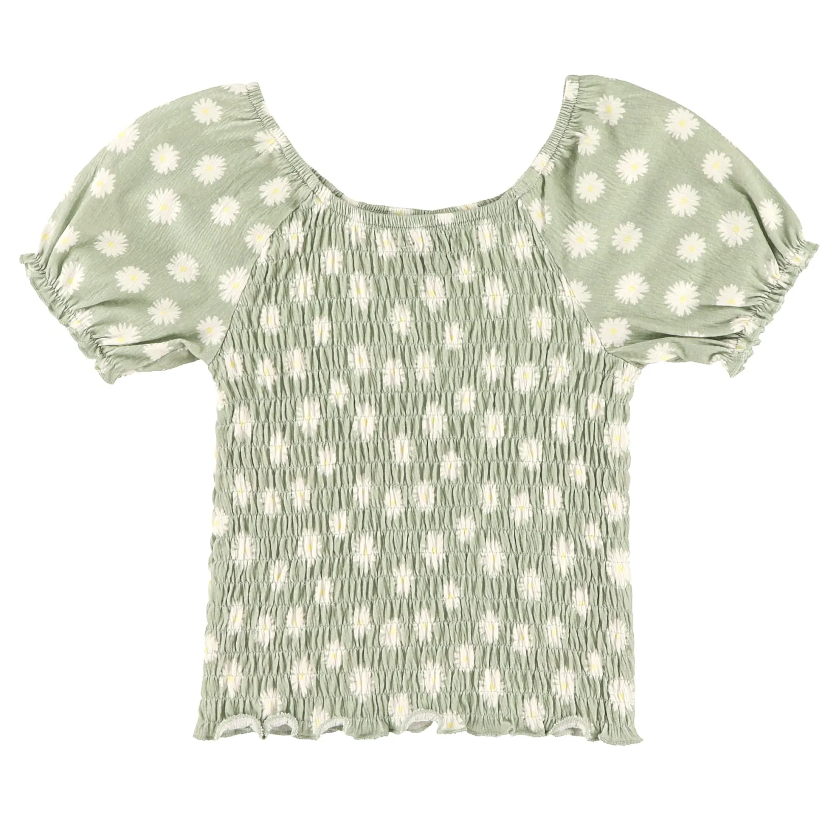 Tops>Look Dreamer Printed Top 7-14y Sage