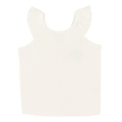 Tops>Look Dreamer Rib Tank Top 7-14y Ivory