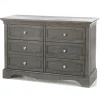 Storage Furniture>Pali Design Dresser 6-Drawers Ragusa Vintage White