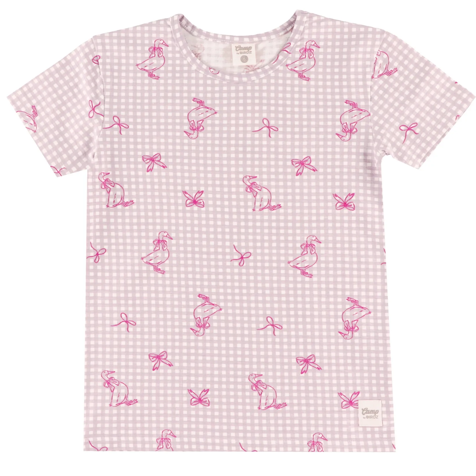 New Duck Vichy T-shirt 2-8y Kids Tops