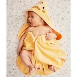 Towels & Wipes|Towels & Wipes>Petit Lem Ducks 4 Pieces Bath Set Yellow