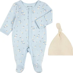 Pajamas|Pyjamas>Petit Lem Ducks Pajamas Set Premie Blue