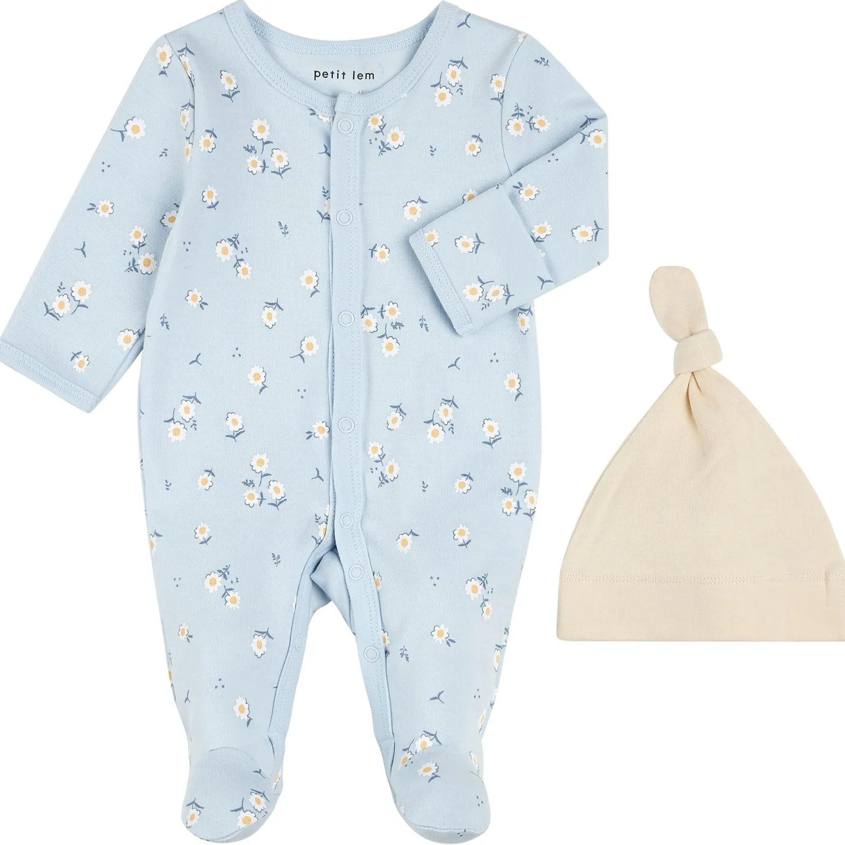 Pajamas|Pyjamas>Petit Lem Ducks Pajamas Set Premie Blue