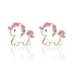 Teething Toys>Girl Nation Earrings - magic Unicorn
