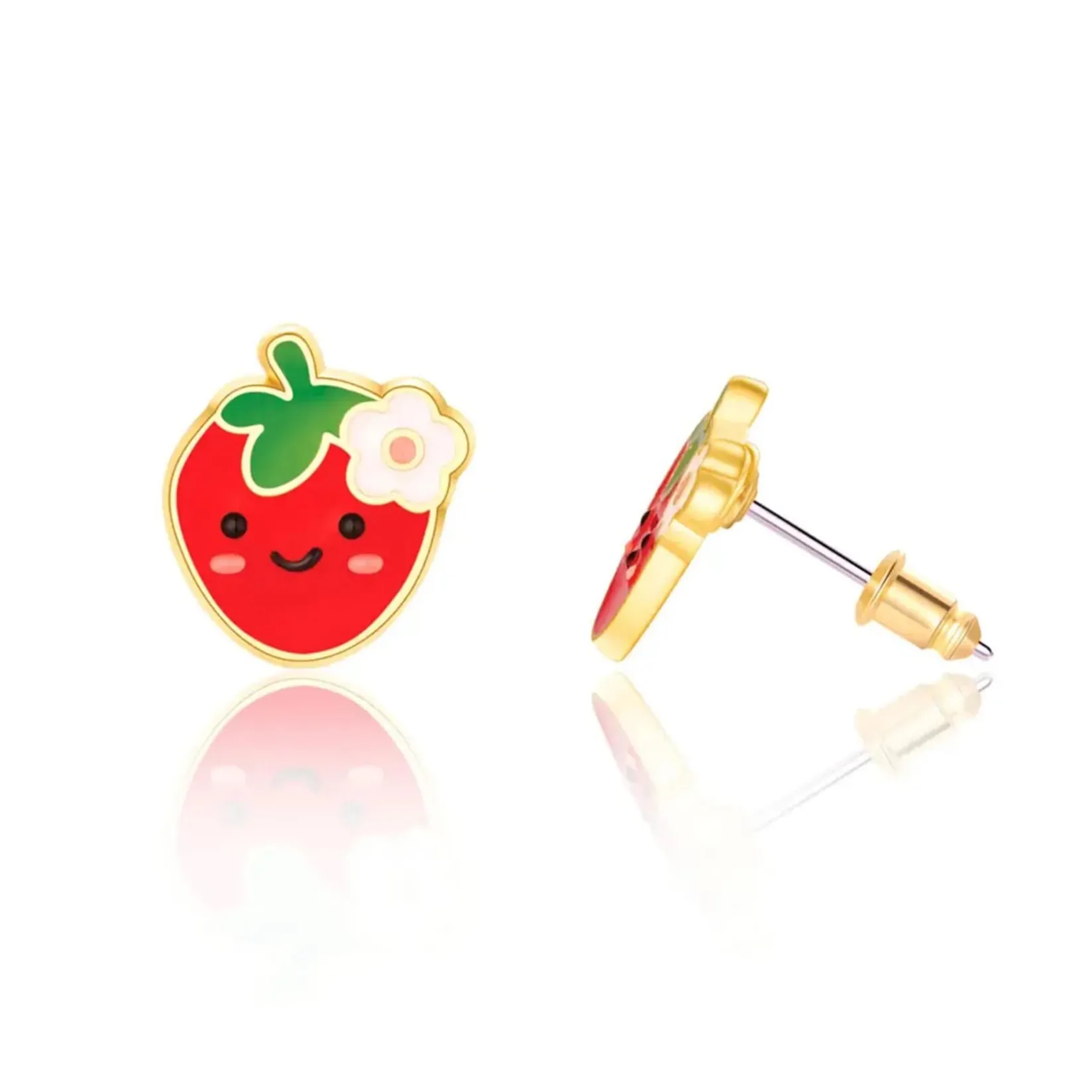 Sale Earrings - strawberry Teething Toys