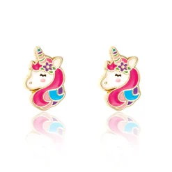 Teething Toys>Girl Nation Earrings - unicorn